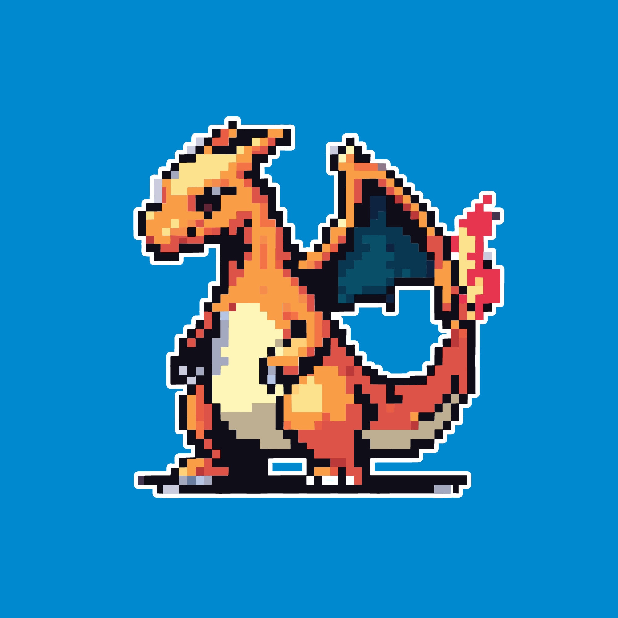 Charizard Pixel Art SVG T shirt Print Mug Print Pokemon charizard-pixel-art-svg-t-shirt-print-mug-print-pokemon