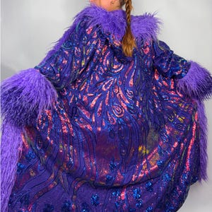 Champagne Luxe Sequin Coat – Glam Statement Jacket, Sparkly Festival Outerwear, Perfect for Burning Man & NYE or Mardi Gras