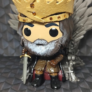 Custom Pop of King Robert I Baratheon aka the Usurper and the Demon of the Trident.