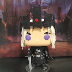 Custom Pop of King Aegon II Targaryen aka &quot;Aegon the Usurper&quot;. At his Coronation from Season 1 of House of the Dragon.