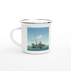 The Trolling Master 12oz Enamel Fishing Mug