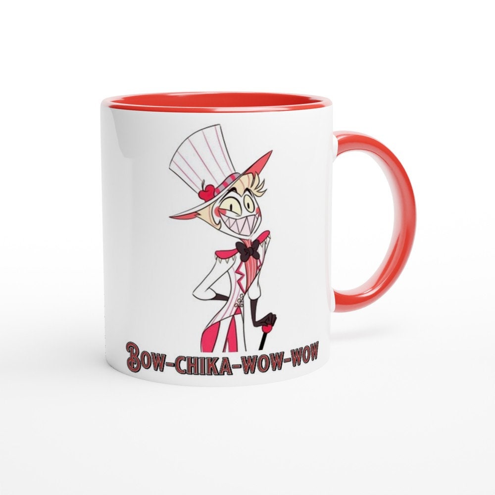 Hazbin Hotel Lucifer Mug, Bow Chica Wow Wow, 11oz Coffee Cup - Etsy