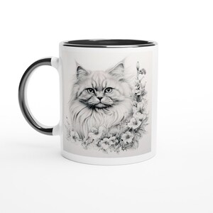I Love My Persian  Mug White 11oz Ceramic Mug with Color Inside