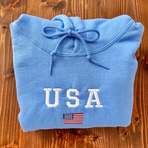 Blue USA Hoodie