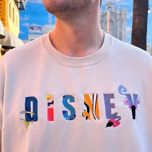 Disney Character Letters Crewneck
