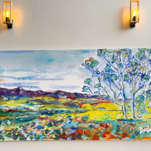 Limited offer - secret sale - Eucalyptus landscape - Original oil painting. Gallery art - landscape painting. investment art piece by Daswyf