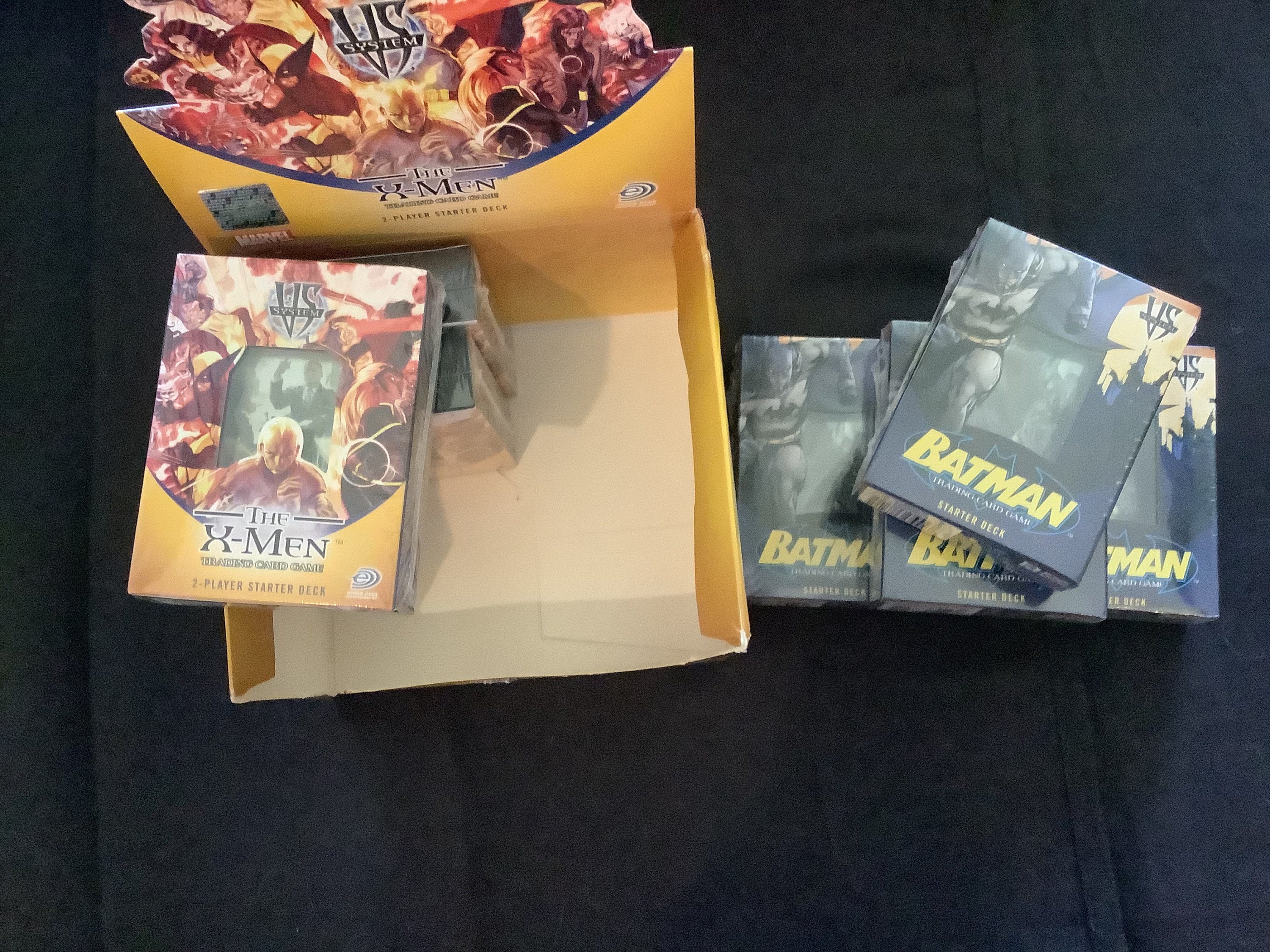 Vs. System Xmen and Batman Starter Decks. Etsy
