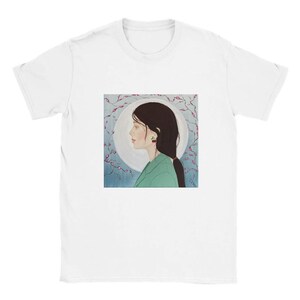 SAFE - T-shirt unisex | Acrylic painting of a women portrait printed on a t-shirt any size hand painted clothes