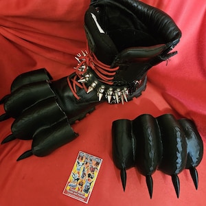 CLAWED Fursuit shoe caps covers ( fursuit toes, feetpaws, shoepaws) PLA 3D printed best for outdoor paws