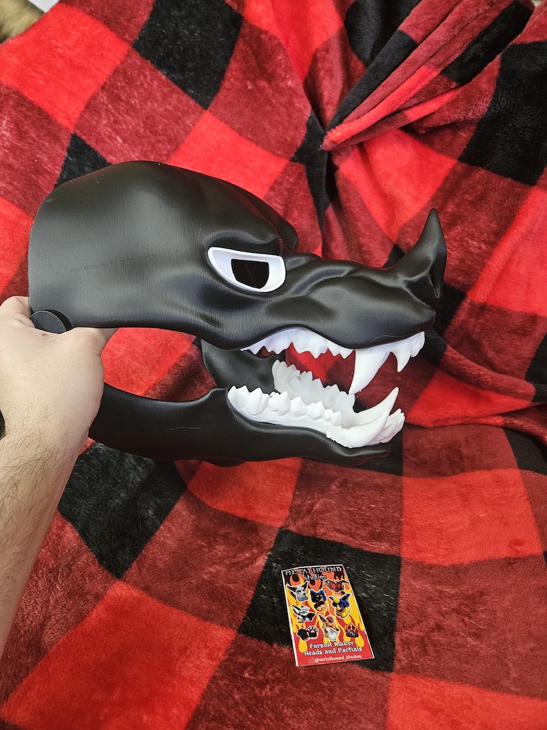 Snarling Semi Toony Vampire Bat Gargoyle Fursuit Head Base Monster ...