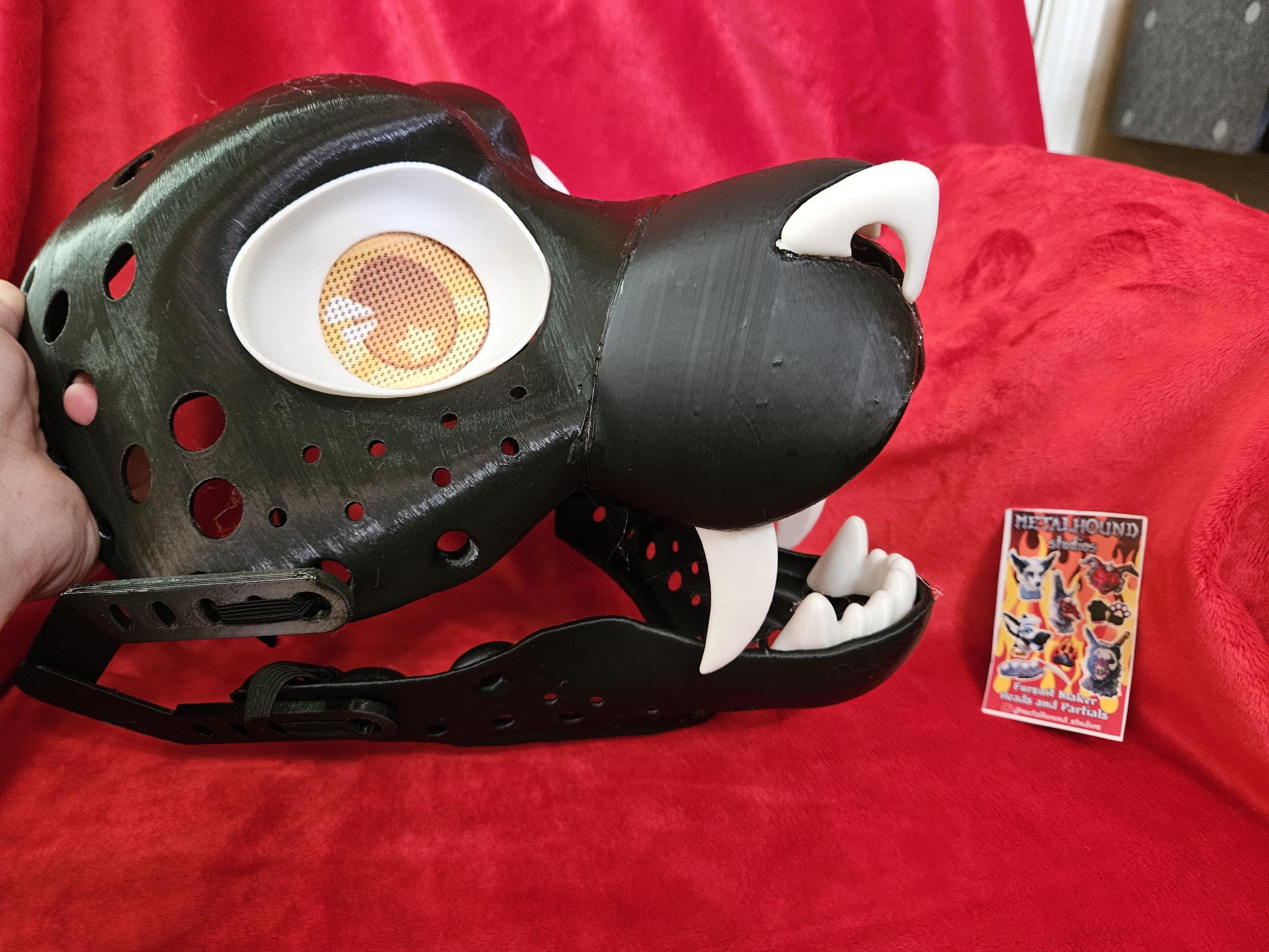 Fursuit Head Base 3D SABERTOOTH With Eye Blanks, Nose, Teeth, and ...