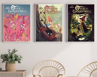 Over the Garden Wall PosterSet of 3, Over the Garden Wall Digital Print, Cartoon Poster, Over the Garden Wall Print, Digital Print