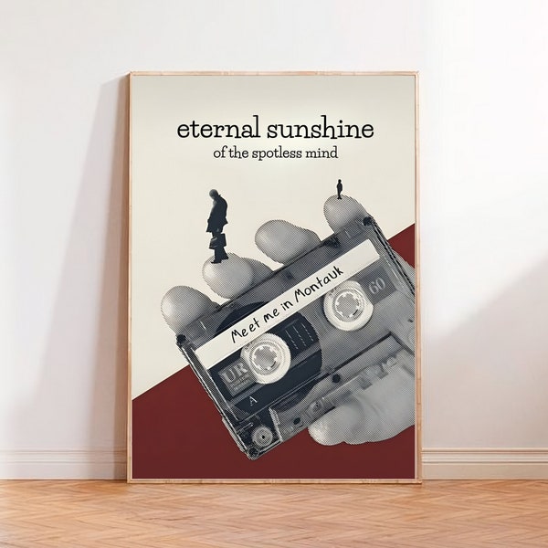 Affiche du soleil éternel de l'esprit impeccable, affiche de film, art mural Soleil éternel de l'esprit impeccable, téléchargement numérique