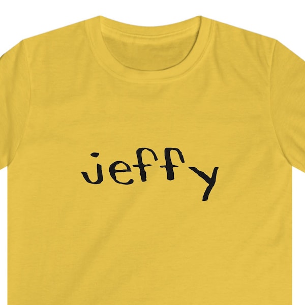 Jeffy Inspired Kids T-Shirt/Tee/Top with a unique design. Unisex. YouTube