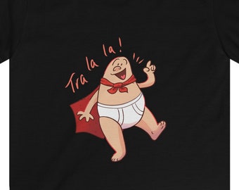 Captain Underpants Inspired Kids T-Shirt - Fun Design for Young Bookworms