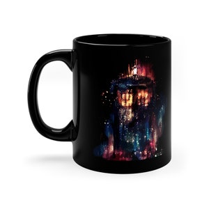 Doctor Who 60th Anniversary Ceramic Coffee Mug/Cup - Beautiful Tardis