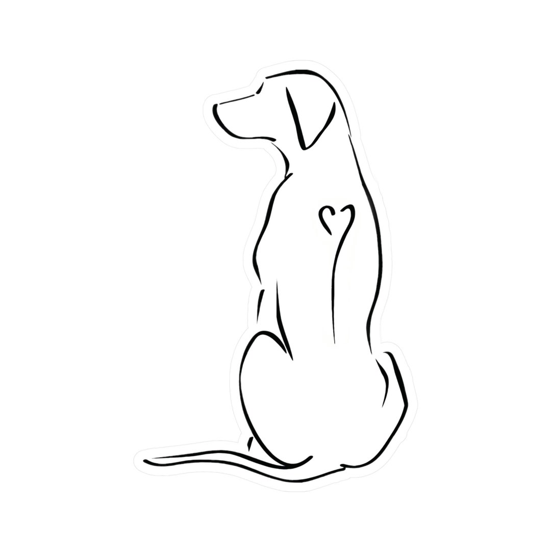 Adesivo Auto Moto INDIGOS – Cane Rhodesian Ridgeback Nero 88x99 Mm, Sticker Bombato In Pellicola Tedesca Resistente Per Auto, Laptop, Finestre - 4