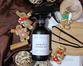 Biscotti di Babbo Natale - Spray per ambienti Spray per biancheria Profumo per la casa Deodorante per ambienti Deodorante per auto Spray per ambienti e biancheria Spray per tessuti Spray per auto