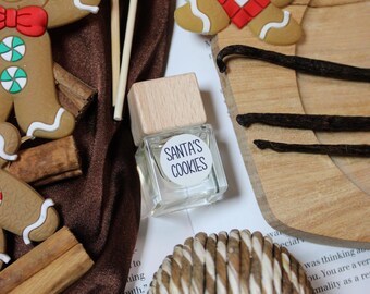 Galletas de Papá Noel - Difusor para coche Ambientador para coche Mini difusor para coche Accesorios para coche para mujer Ambientador para coche Lindo difusor para coche