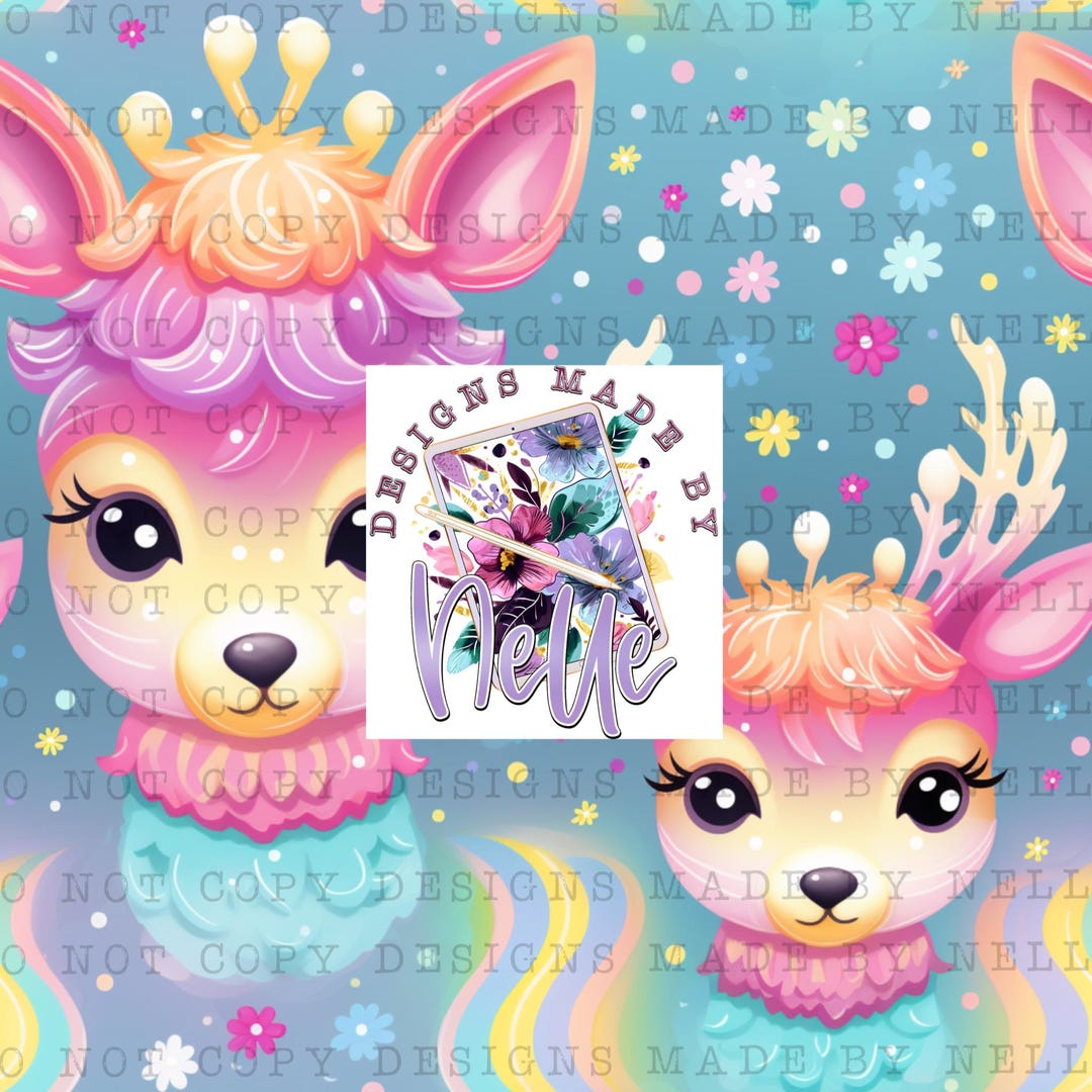 Whimsical Deer| Seasonal Deer| Digital Download - Etsy