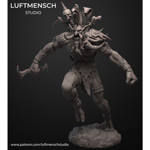 Vol&#39;jin, World of Warcraft, Troll Warchief of the Horde, 3D Printed Collectible Figure, 25 cm Tall, Fantasy Character for Gaming and Display