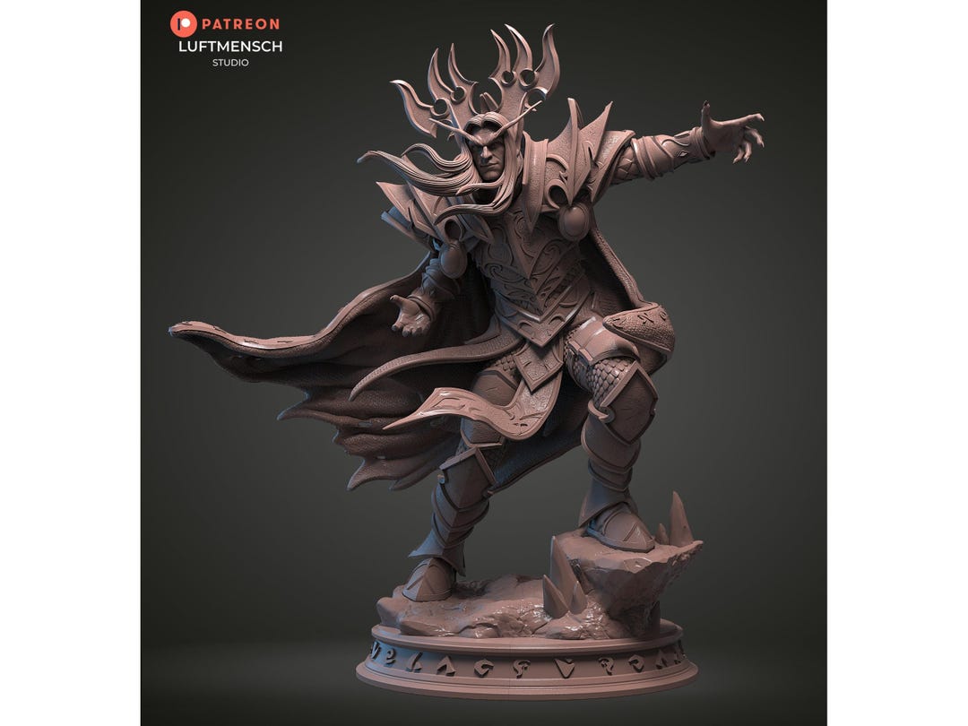 Kael'thas Sunstrider | 3D Printed Statue | Warcraft | 1:10 Scale