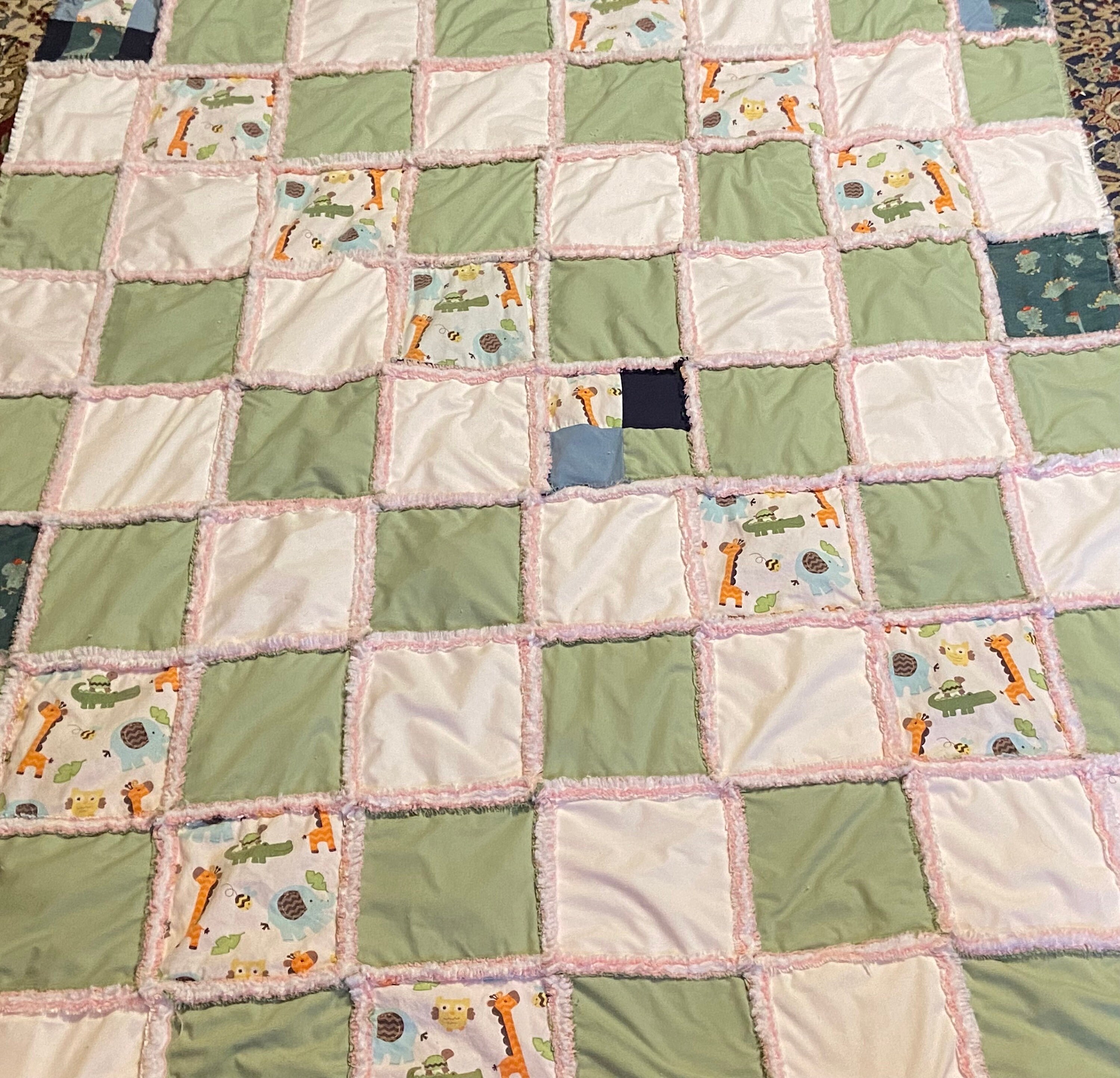 Personalized Custom Rag Quilt Memory Quilt Blanket - Etsy