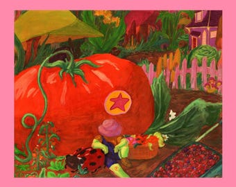 Poster Fée tomate