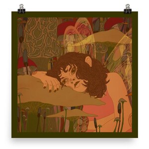 Mushroom Fairy Print