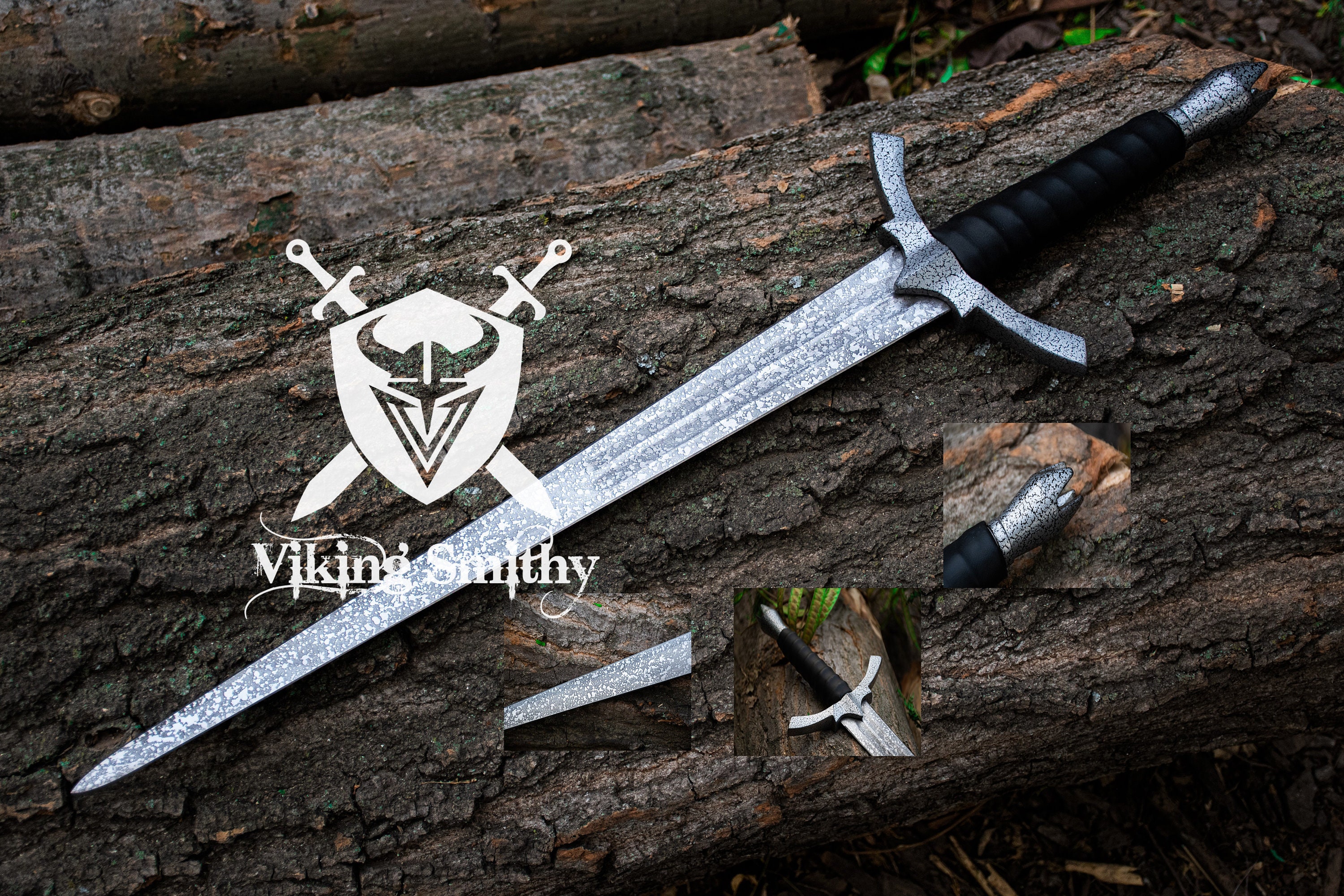 Wild Hunt Sword Metal Keychain Keyring Geralt of Rivia Silver Sword Key  Chain, Gift for Playstion Xbox Witcher Gamers 