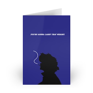 Cowboy Bebop - Manga anime personnalisé - Spike Spiegel Vous allez porter ce poids Carte de vœux d'anniversaire