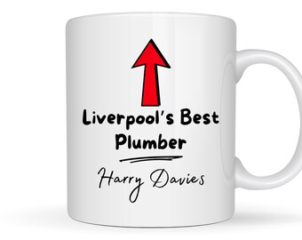 Gift For Plumber Gift Coffee Mug Personalised Gift For Colleague Present For Coworker Leaving Gift For Staff Or Manager