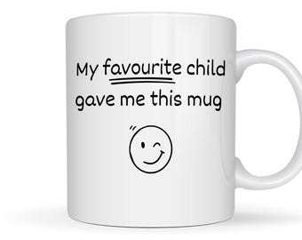 Gift For Parent Personalised Mug For Mum Mothers Day Gift Coffee Mug Funny Fathers Day Gift For Dad Parent Joke Tea Cup Present From Child