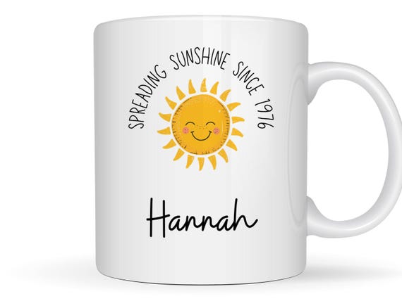 50th Birthday Gift For Women, Personalised 50th Mug Birthday Gift Idea For Ladies, Fiftieth Present For Wife Tea Lover, Mum 50th Present Cup