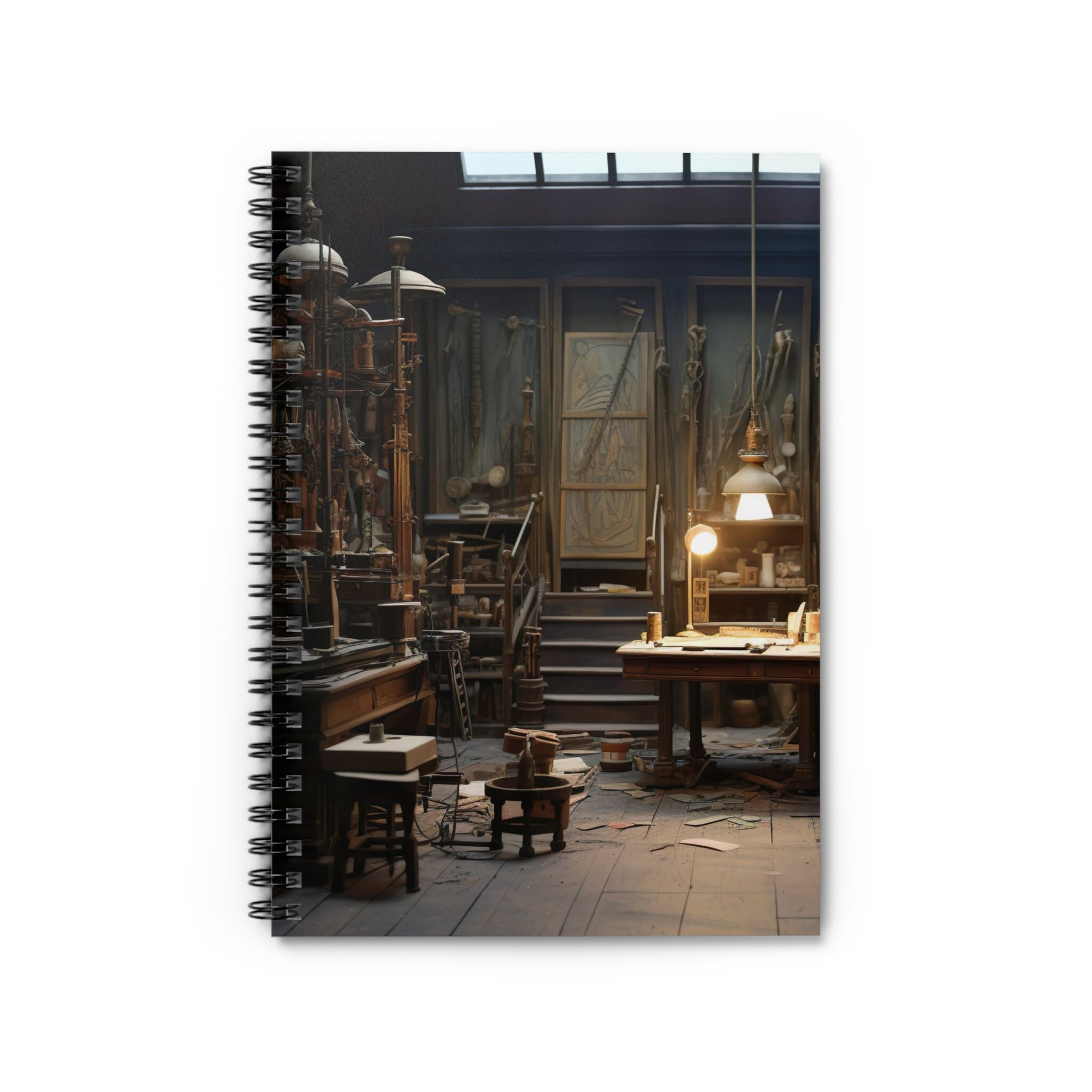 The Inventor Spiral Notebook, Craftsman, Journal, Handyman