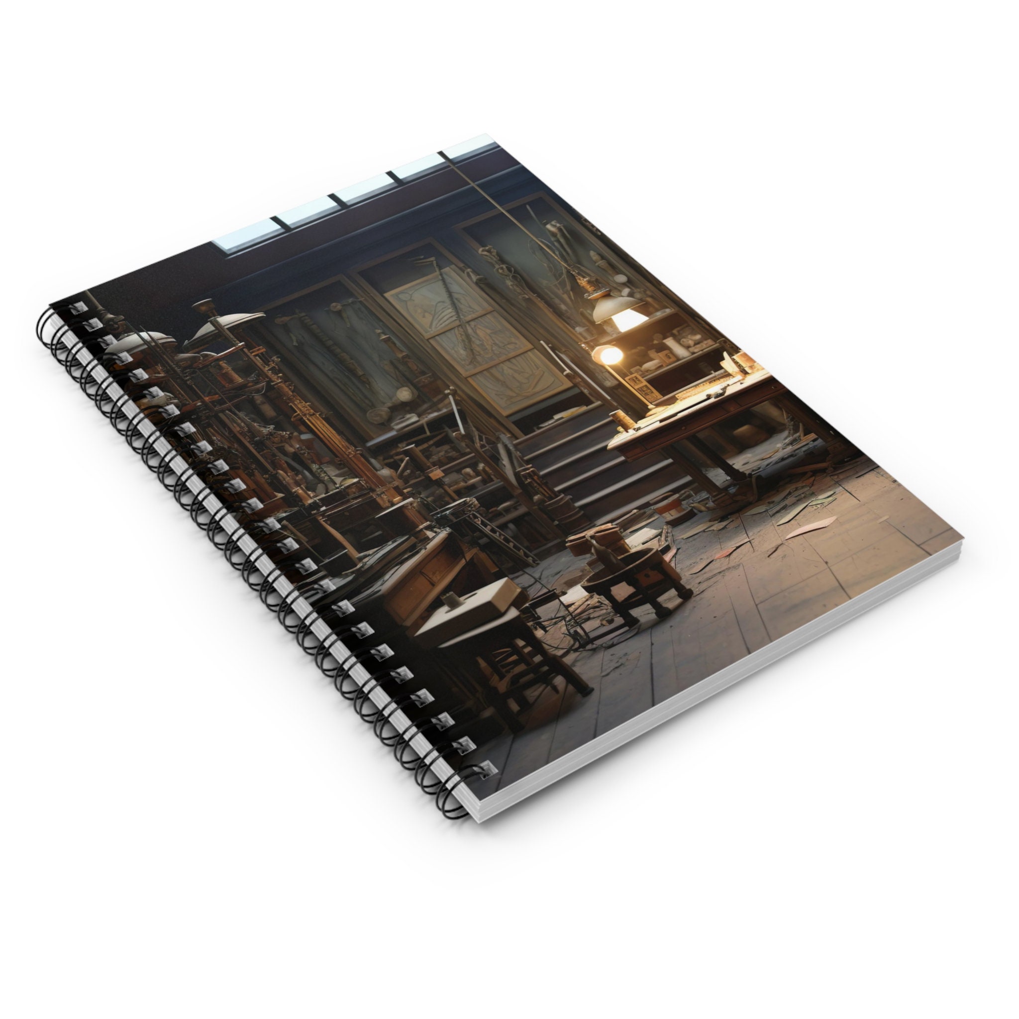 The Inventor Spiral Notebook, Craftsman, Journal, Handyman