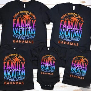 Family Vacation 2025 Shirts, Custom Family Matching Shirts Vacation, Family Beach Vacation 2025 Shirts,Family Vacation Personalized Tshirts