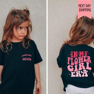Camicia personalizzata per damigella d'onore, camicia per proposta di matrimonio, camicia da sposa, festa nuziale junior, regalo per damigella d'onore, top personalizzato per damigella d'onore
