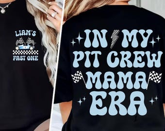 Race Car Birthday Family Matching Shirts, Fast One Birthday Shirts,  Pit Crew Mama Dada Sweatshirt, 2 Fast Boy Birthday Pit Crew Family Tees
