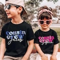 Personalized Groovy Cousin Crew Kids Shirt Custom Matching Cousins Shirts Cousin Trip Tee Cousin Crew Toddler Shirts Cousin Tshirts for Kids