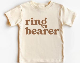 Ringträger Kleinkind-Shirt: Brautparty-Geschenk-T-Shirt