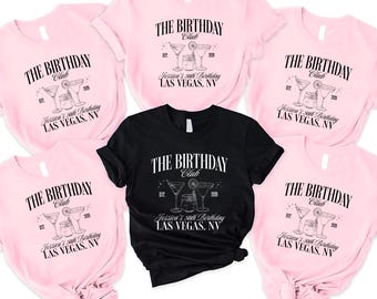 Custom Age Birthday Trip Shirts Personalized Matching Shirts For 30th Birthday Travel Girls Trip Gifts 50th Birthday Crew 40 Birthday Squad