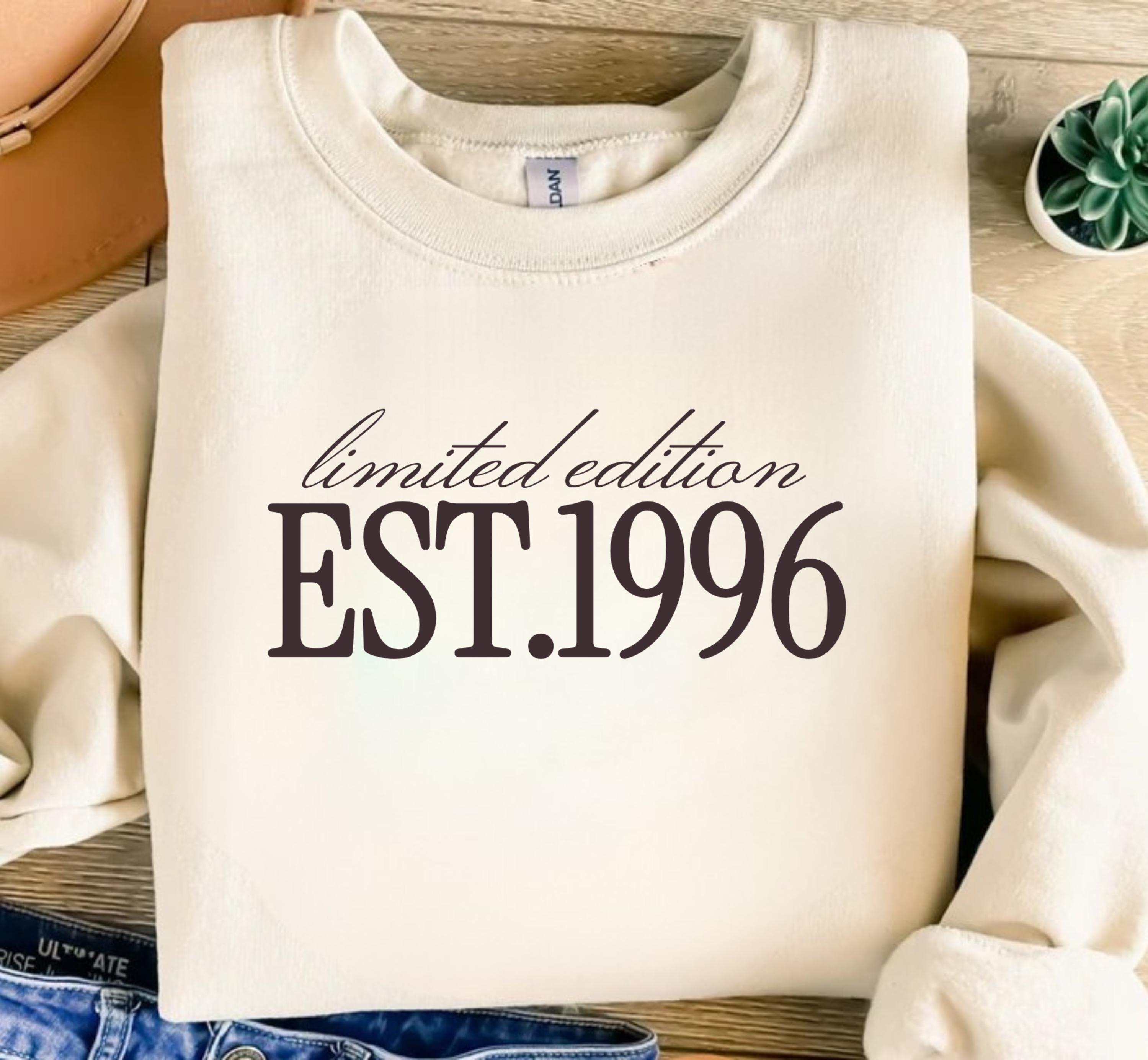 Chapter 30 1996 Sweatshirts for Women, 30th Birthday Gift for Her