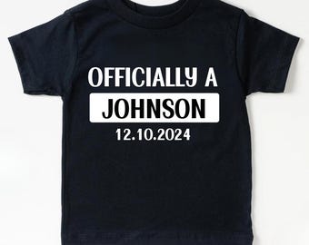 Custom Adoption Day Shirt: Official Family Keepsake