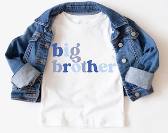 Big Brother Shirt, Big Brother Pregnancy Announcement Shirt, Toddler Brother Sweatshirt, Big Brother Gift Big Brother Announcement Big Bro