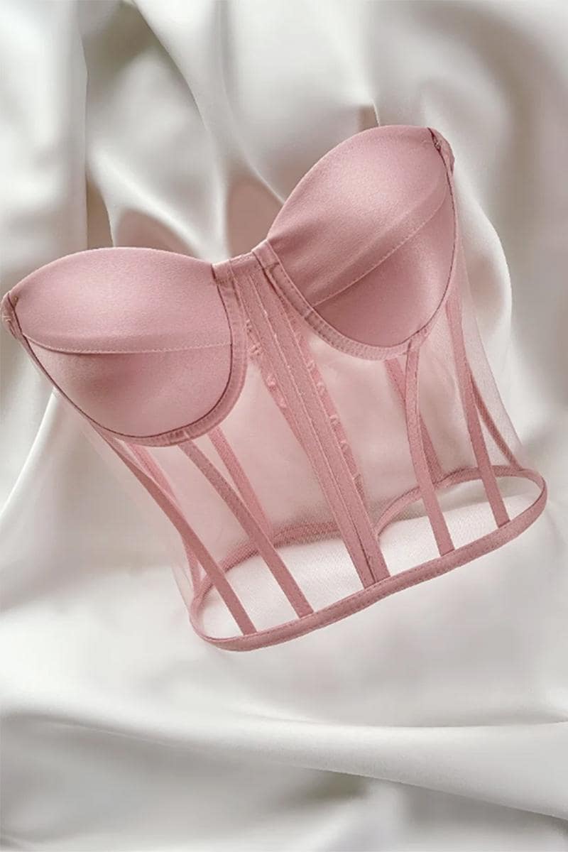 Pink Tulle Corset - Etsy