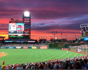 Citizens Bank Park Stadium Canvas Wall Art Design/POSTER or CANVAS READY to Hang/Poster Print Décor for Home & Office Decoration Art