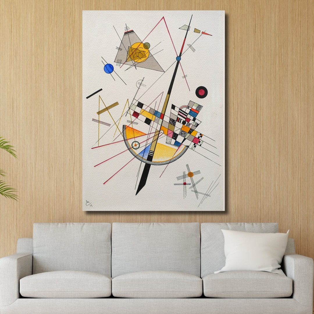 Canvas Gift, Wall Art, Famous Wall Art, Wall Art Canvas, Wassily