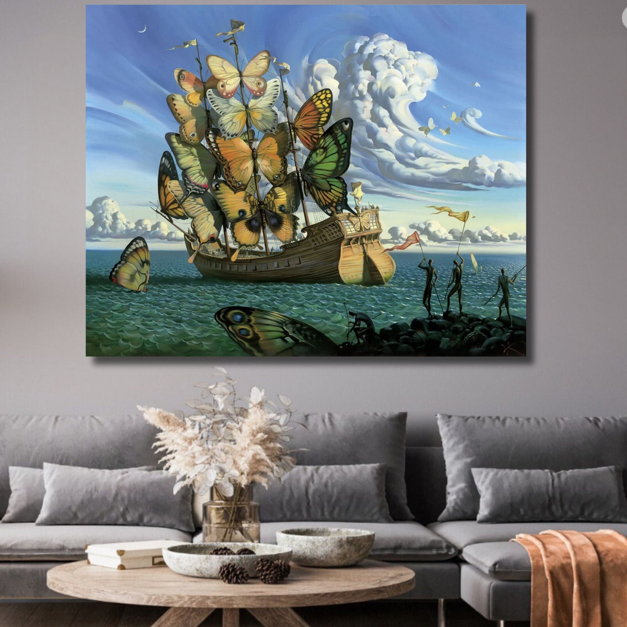Vladimir Kush Departure Of The Winged Ship