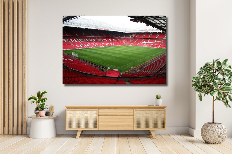 Manu Stadium, Old Trafford Football Stadium Wall Art, MU Stadium Wall